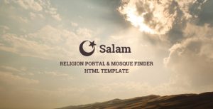 Salam - 宗教门户和清真寺HTML模板-蟹程序