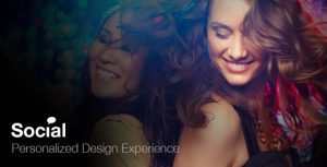 自适应 Social Network HTML5静态网站模板-蟹程序