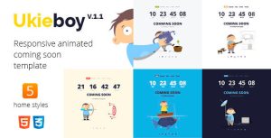 UkieBoy 即将上线 html5模板-蟹程序