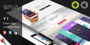 Wava APP着陆页 HTML5模板-蟹程序