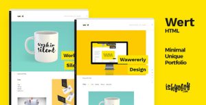 Wert HTML v1.0 - 迷你作品展示HTML模板-蟹程序