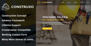 construxo V1.0 建筑工程HTML模板-蟹程序