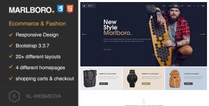 Marlboro - 电子商务eCommerce HTML5模板-蟹程序