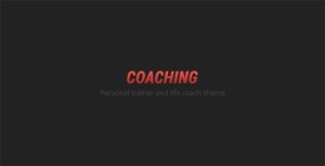 COACHING - 个人教练HTML模板-蟹程序