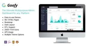 Goofy - 多用途后台HTML管理面板 + UI Kit-蟹程序