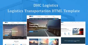 DHC | Logistics Transportation 物流运输HTML模板-蟹程序
