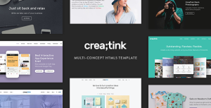 Creatink 多概念HTML5模板-蟹程序