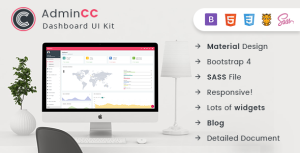 AdminCC v1.2 - Bootstrap 控制面板模板[失效]-蟹程序