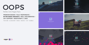 OOPS - 完美404页面模板-蟹程序