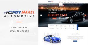 Car Max - 汽车相关企业HTML5模板-蟹程序