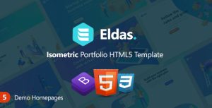 Eldas - 作品展示HTML5模板-蟹程序