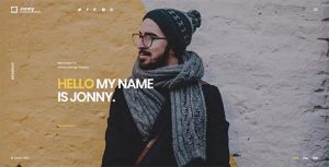 Jonny - 高端单页HTML模板-蟹程序