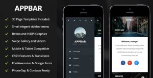 AppBar Mobile - 移动设备手机模板-蟹程序