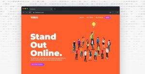 Turus - 数字营销机构单页HTML模板-蟹程序