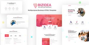Bizidea - 多功能商务HTML5模板-蟹程序