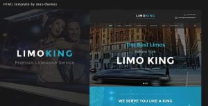 Limo King - 豪华租车HTML模板-蟹程序