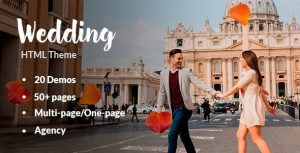 Wedding - 响应式婚庆活动HTML 模板-蟹程序