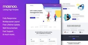 Masnoo - 多用途着陆页模板-蟹程序