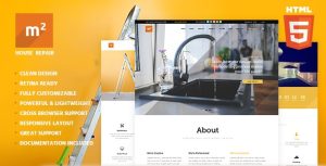 M2 - 维修工程维护HTML模板-蟹程序