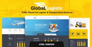 Global Logistics - 交通运输HTML模板-蟹程序