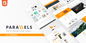 Parallels - 多用途网站HTML模板-蟹程序