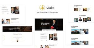 Adalot - 多用途律师咨询公司HTML5模板-蟹程序