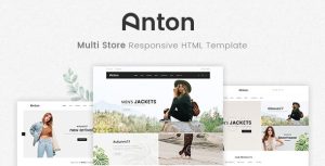 Anton - 多商店响应式HTML模板-蟹程序