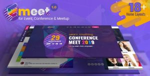 Emeet  - 活动会议聚会HTML模板-蟹程序