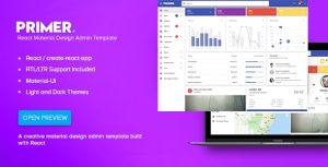 Primer - Material Design 后台管理HTML模板 - v1.1.0-蟹程序