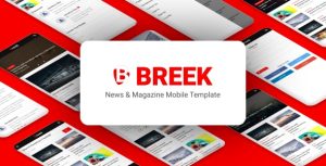 Breek - 新闻杂志博客网站移动手机版HTML5模板 - v1.0-蟹程序