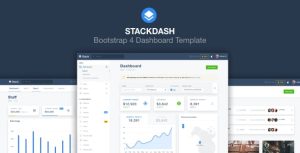 StackDash - Bootstrap 4 响应式后台管理模板 - v1.3.0-蟹程序