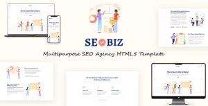 Seobiz  -多用途SEO搜索引擎优化HTML5模板-蟹程序