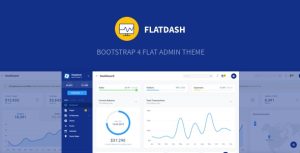 FlatDash - Bootstrap 4 响应式后台管理面板-蟹程序