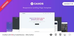 Caxos - 多用途企业商务着陆页HTML模板-蟹程序