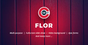Flor - 响应式多用途网站HTML5模板-蟹程序