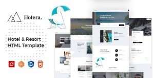 Hotera - 酒店名宿及度假村网站HTML模板-蟹程序