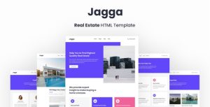 Jagga – 房产租赁中介网站HTML5模板-蟹程序