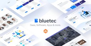 Bluetec - Saas  软件协同工作网站HTML5模板-蟹程序