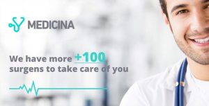 Medicina - 医学健康医疗诊所网站HTML模板-蟹程序