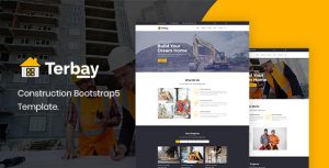 Terbay - Bootstrap5响应式建筑装修工程HTML5网站模板-蟹程序