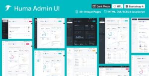 Huma Admin Dashboard PRO - Bootstrap 4 后台管理面板HTML5模板 - v2.0.0-蟹程序