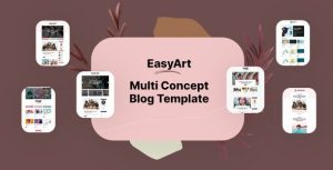 Easyart - 多用途新闻杂志博客网站HTML模板-蟹程序