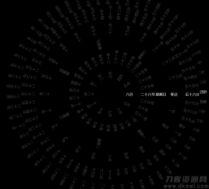 2021-05-06动态罗盘时钟显示源码-蟹程序