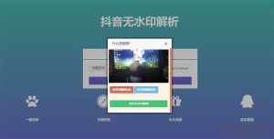 2021-05-05PHP抖音在线去水印抖音无水印视频解析源码-蟹程序