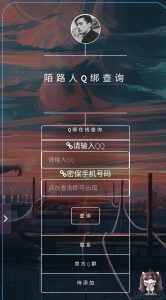 2021-05-11在线Q绑在线查询源码带接口-蟹程序