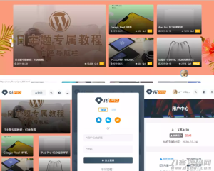 2021-05-22RiPro主题最新解锁去授权无限制版本(更新至8.7）-蟹程序