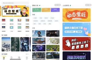 2021-08-03壁纸背景墙/头像/动态壁纸小程序源码-支持用户投稿-带部分采集功能+搭建教程-蟹程序