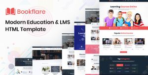Bookflare  - 现代教育LMS HTML模板-蟹程序