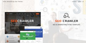 SEO Crawler - SEO数字营销HTML模板-蟹程序