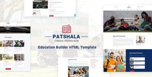 Patshala - 带有页面构建器教育HTML模板[失效]-蟹程序